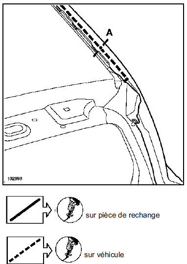 Panneau d'aile arrière