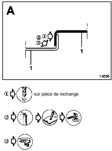 Panneau d'aile arrière